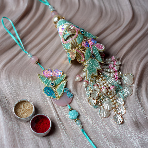 Pankhuri Bhaiya Bhabhi Rakhi Set