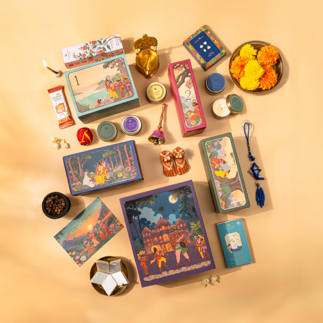 Indriyani 2.0 - The 5 Days of Diwali - 5-senses Gift Set