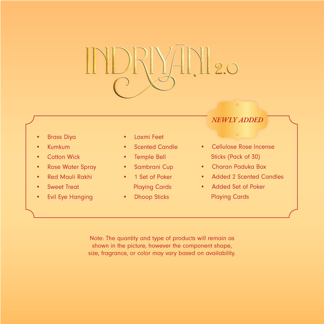 Indriyani 2.0 - The 5 Days of Diwali - 5-senses Gift Set