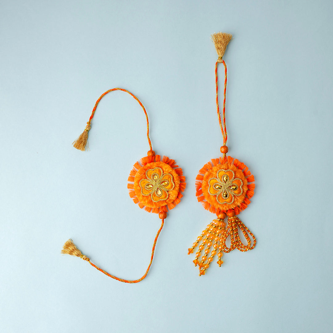 Bhakti Aarti Thali Set & Premium Family Rakhi Collection