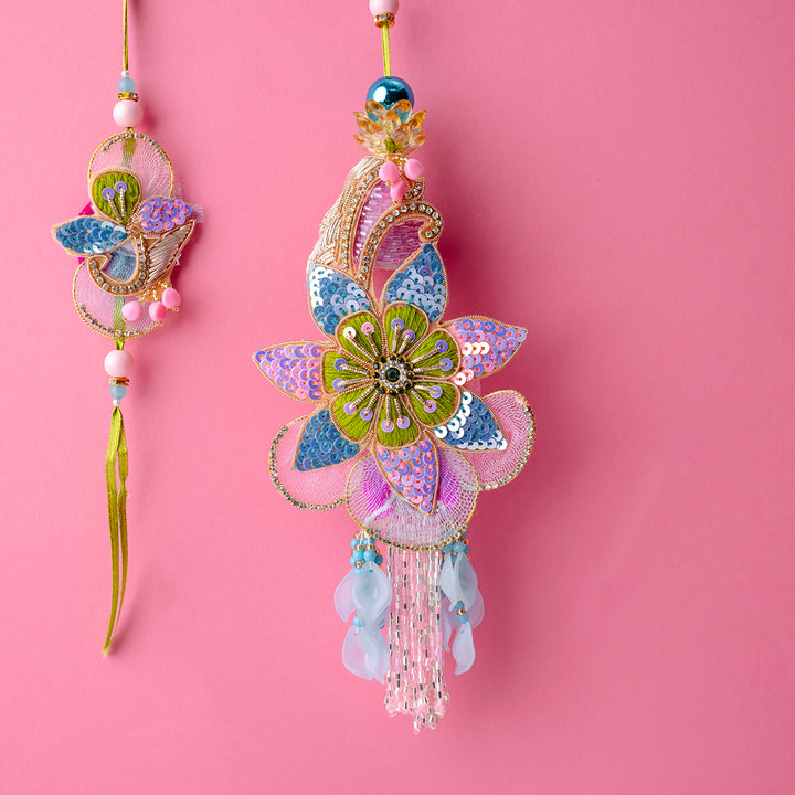Shubhra Phool Couple Rakhi