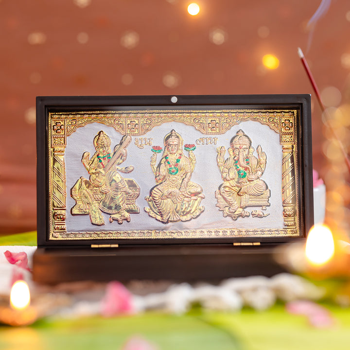 Lakshmi, Ganesh, Saraswati Pocket Temple (Big)