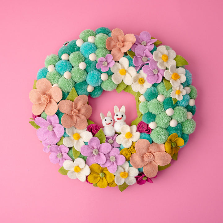 Bloom & Bunny Delight Wreath