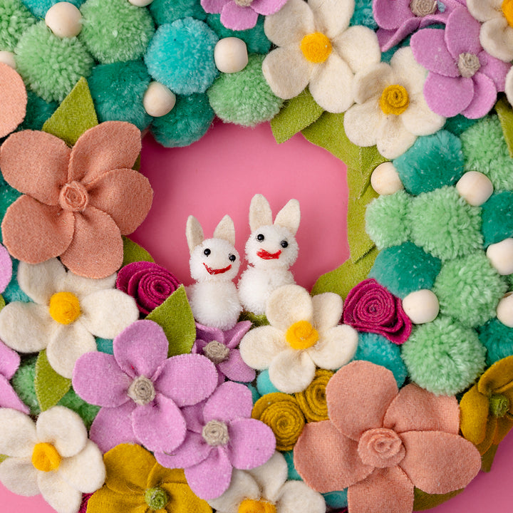 Bloom & Bunny Delight Wreath