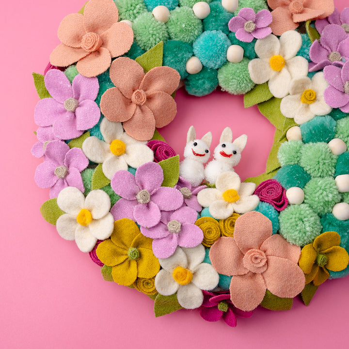 Bloom & Bunny Delight Wreath