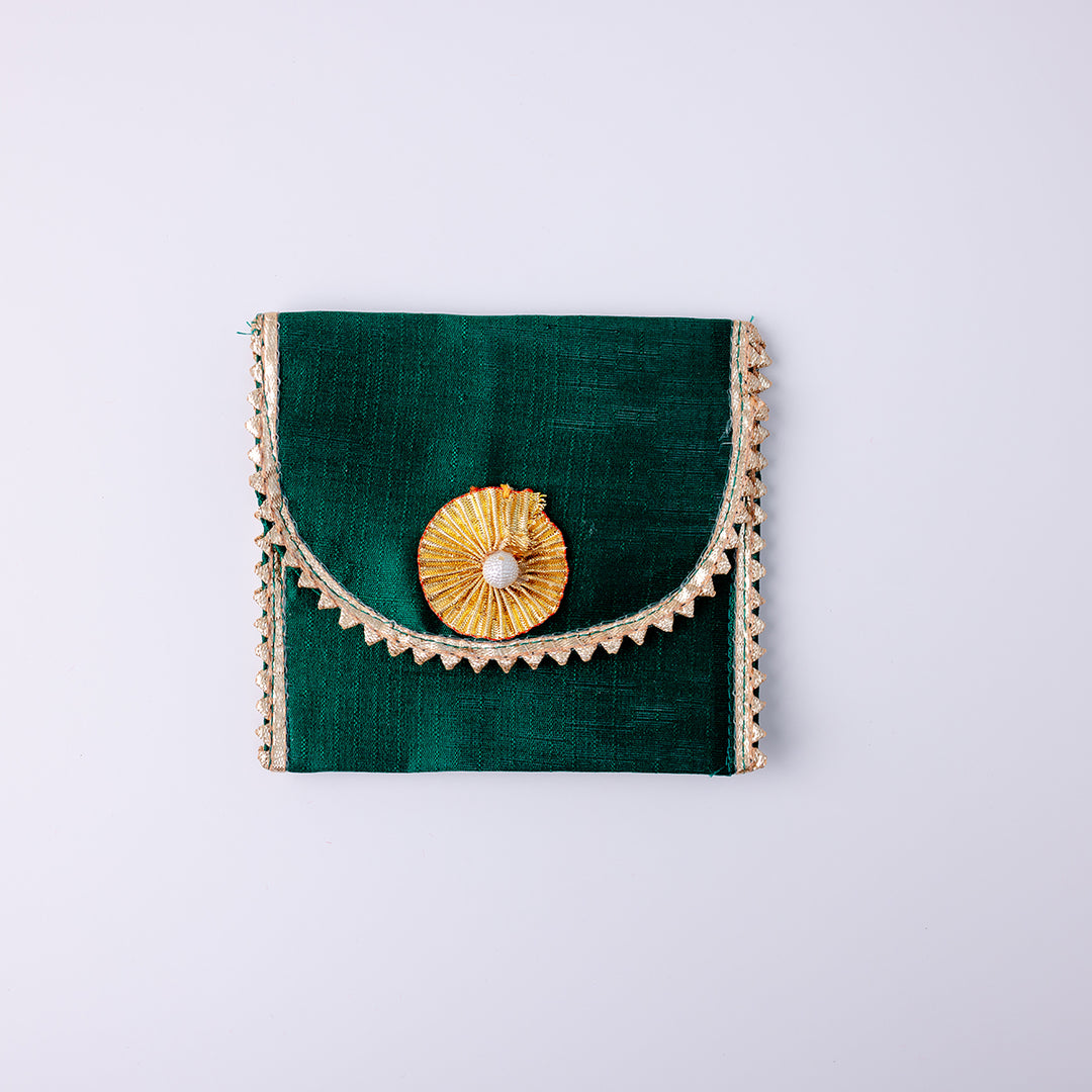 Fabric Envelope Small - Green