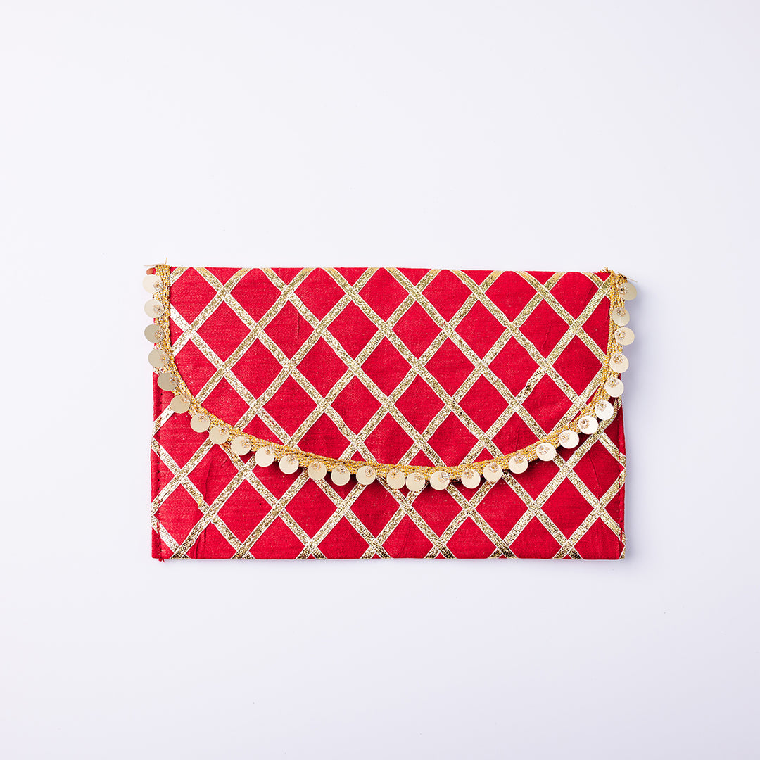 Fabric Envelope Big - Gota Red