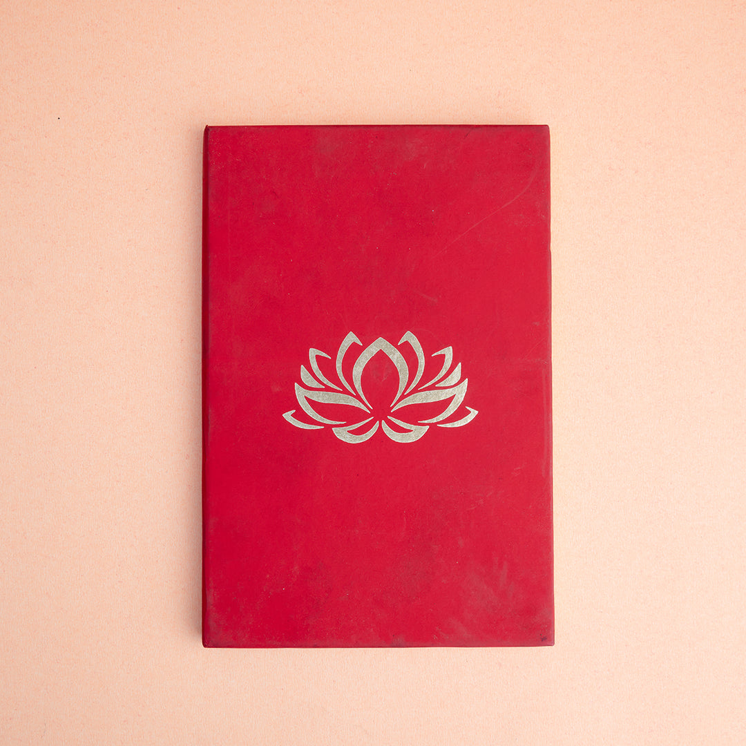 Lotus Motif Coin Pouch