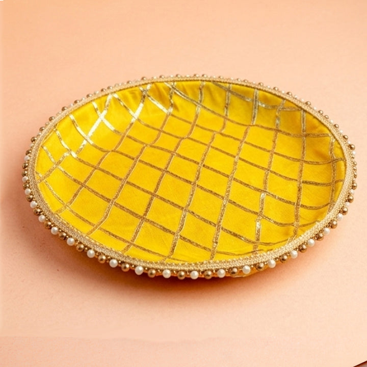 Embellished-Yellow-Puja-Thali