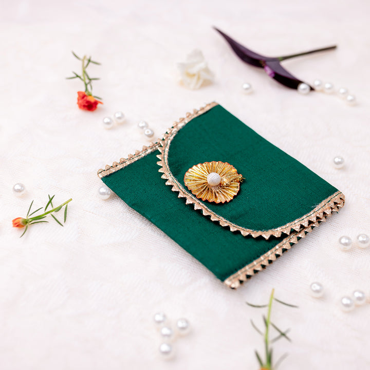 Fabric Envelope Small - Green