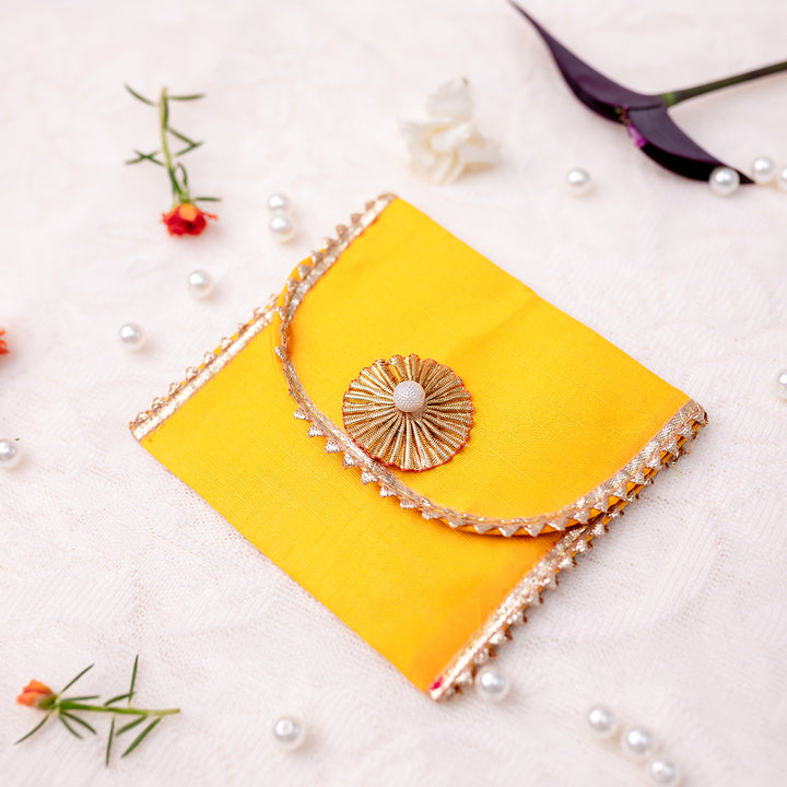 Fabric Envelope Small - Yellow