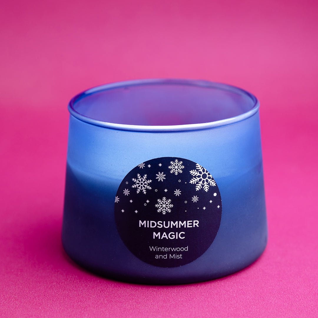 Midsummer Magic Conical Glass Scented Candle