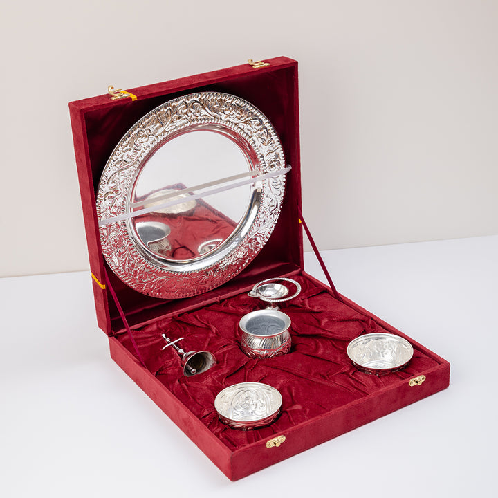 Bhakti Aarti Thali Set & Premium Family Rakhi Collection