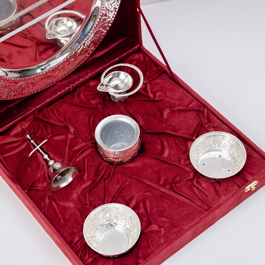 Bhakti Aarti Thali Set & Premium Family Rakhi Collection