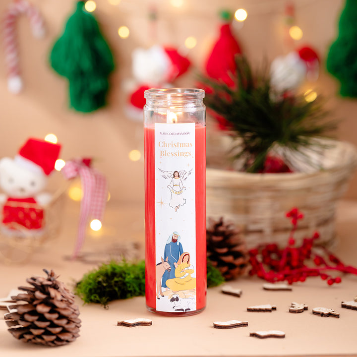 Church Candle Unscented Red
