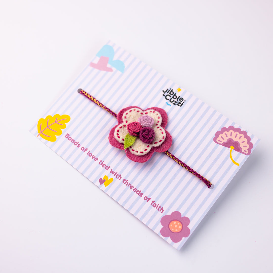 Floral Whimsy Kids Rakhi