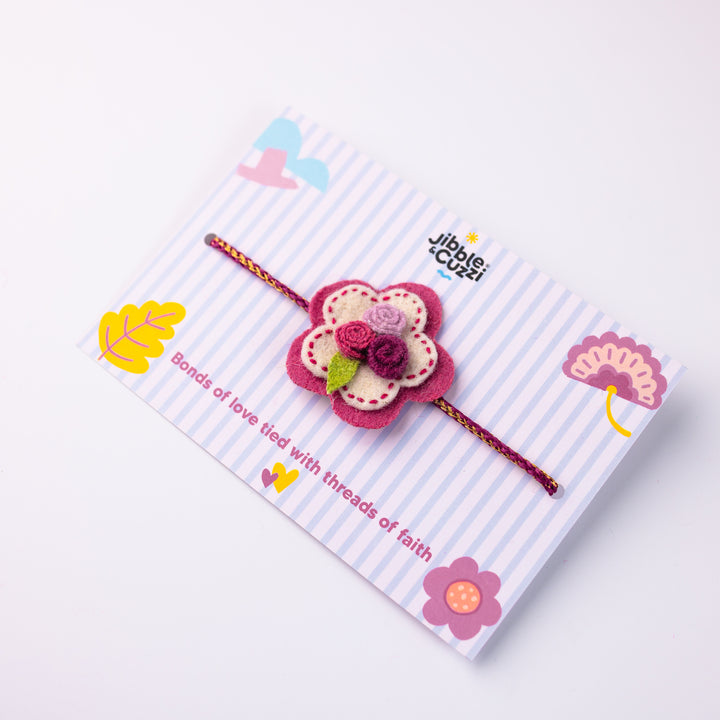 Floral Whimsy Kids Rakhi