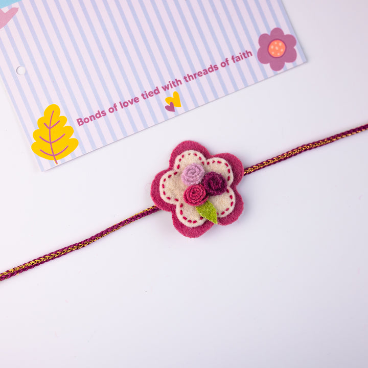 Floral Whimsy Kids Rakhi