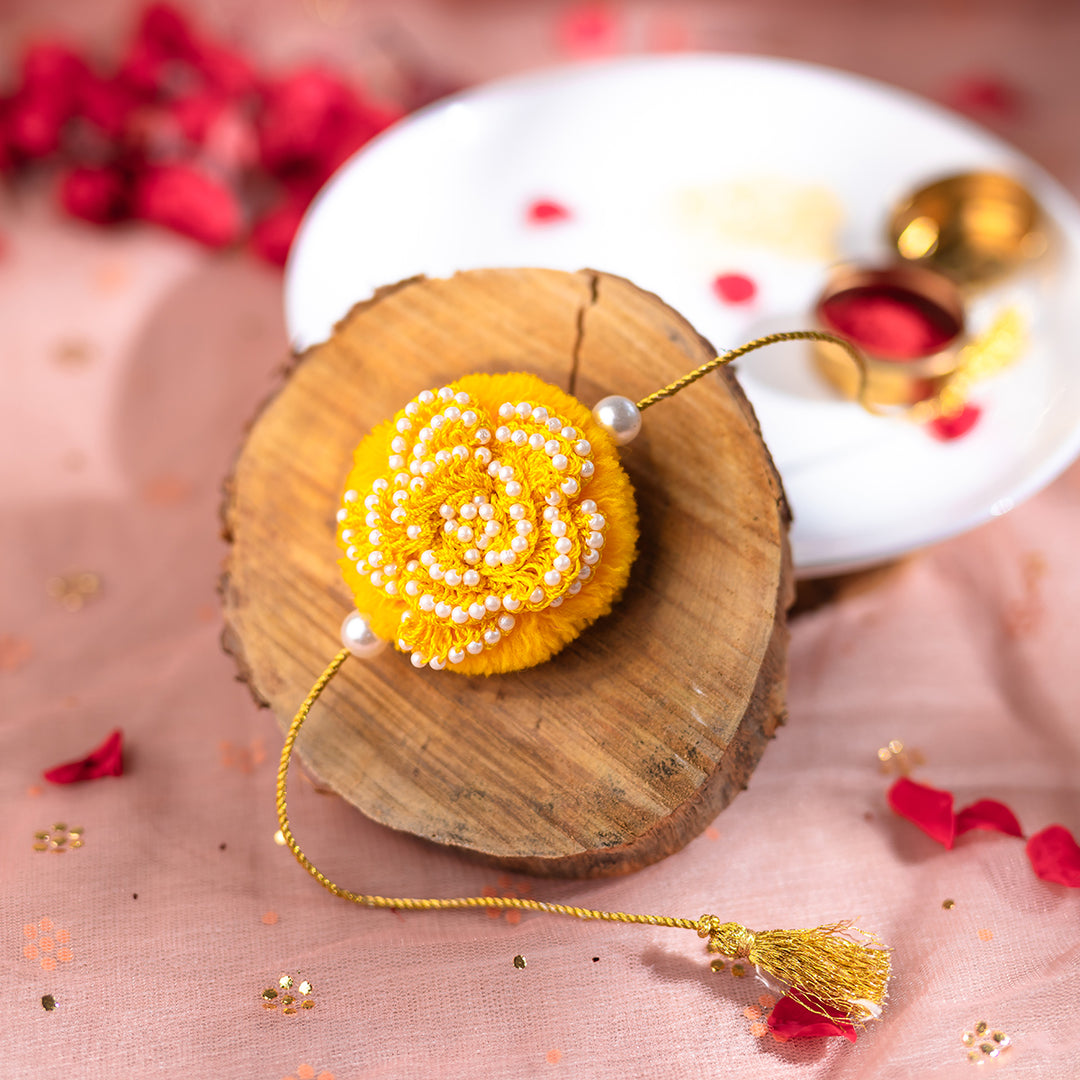 Tanvi (Set of 2 Rakhis & 1 Lumba) Gift Set