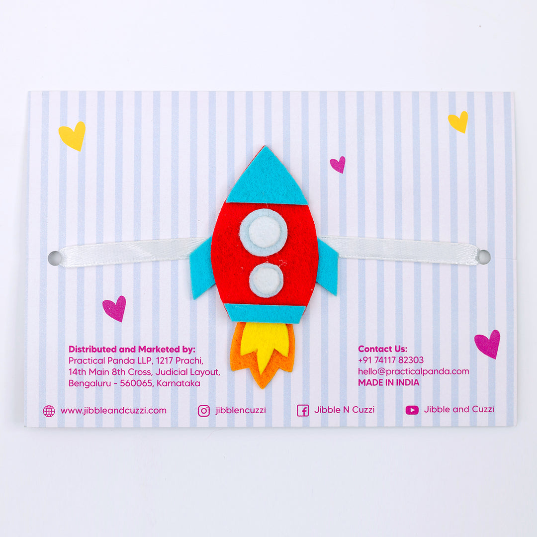 Space Whiz Rocket Kids Rakhi