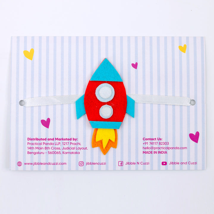 Space Whiz Rocket Kids Rakhi