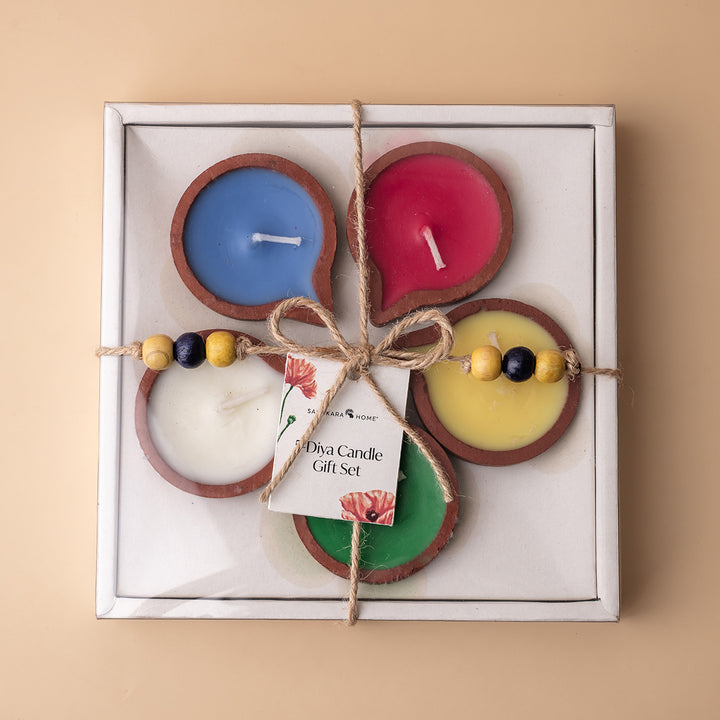 5-Diya Candle Gift Set