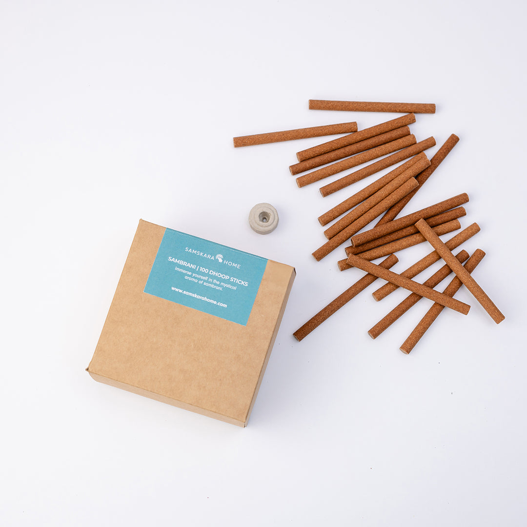 Sambrani Dhoop Sticks Jumbo Pack
100 Sticks
