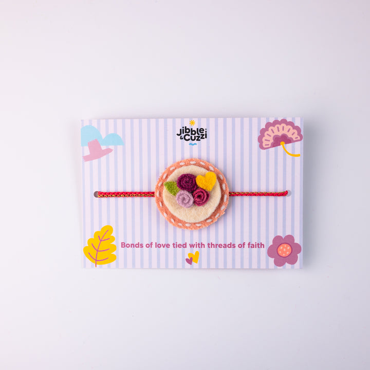 Floral Charm Rakhi Pack (Pack of 3)