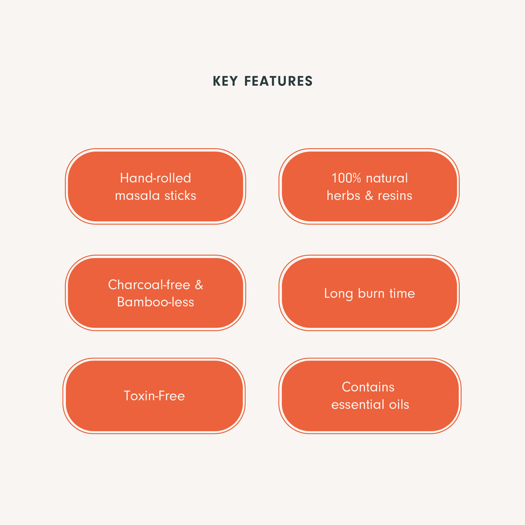 Svadhishtana - Sacral Chakra Incense 15pcs (For Creativity)