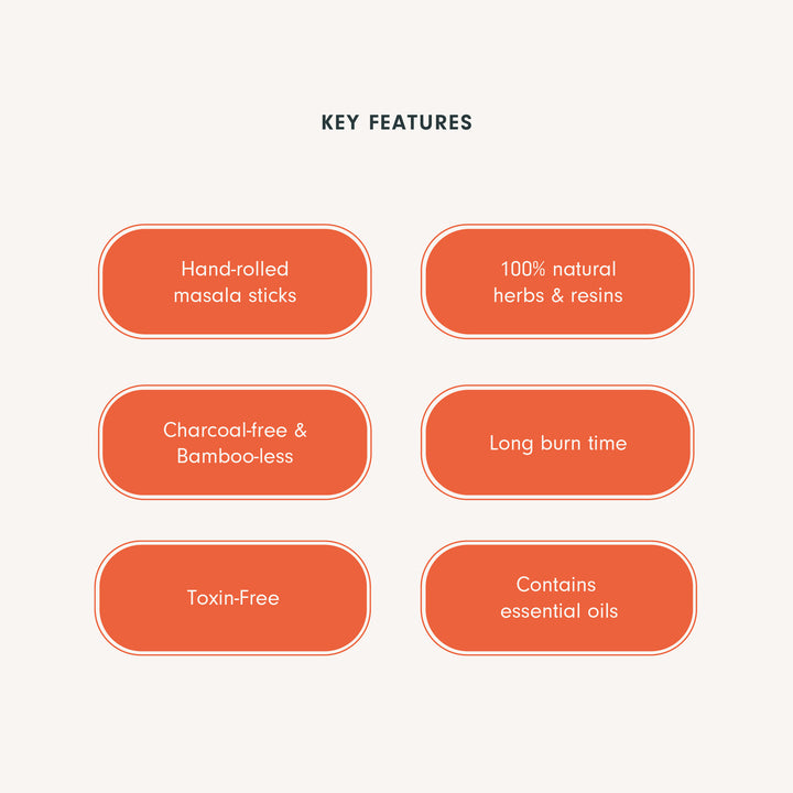 Svadhishtana - Sacral Chakra Incense 15pcs (For Creativity)