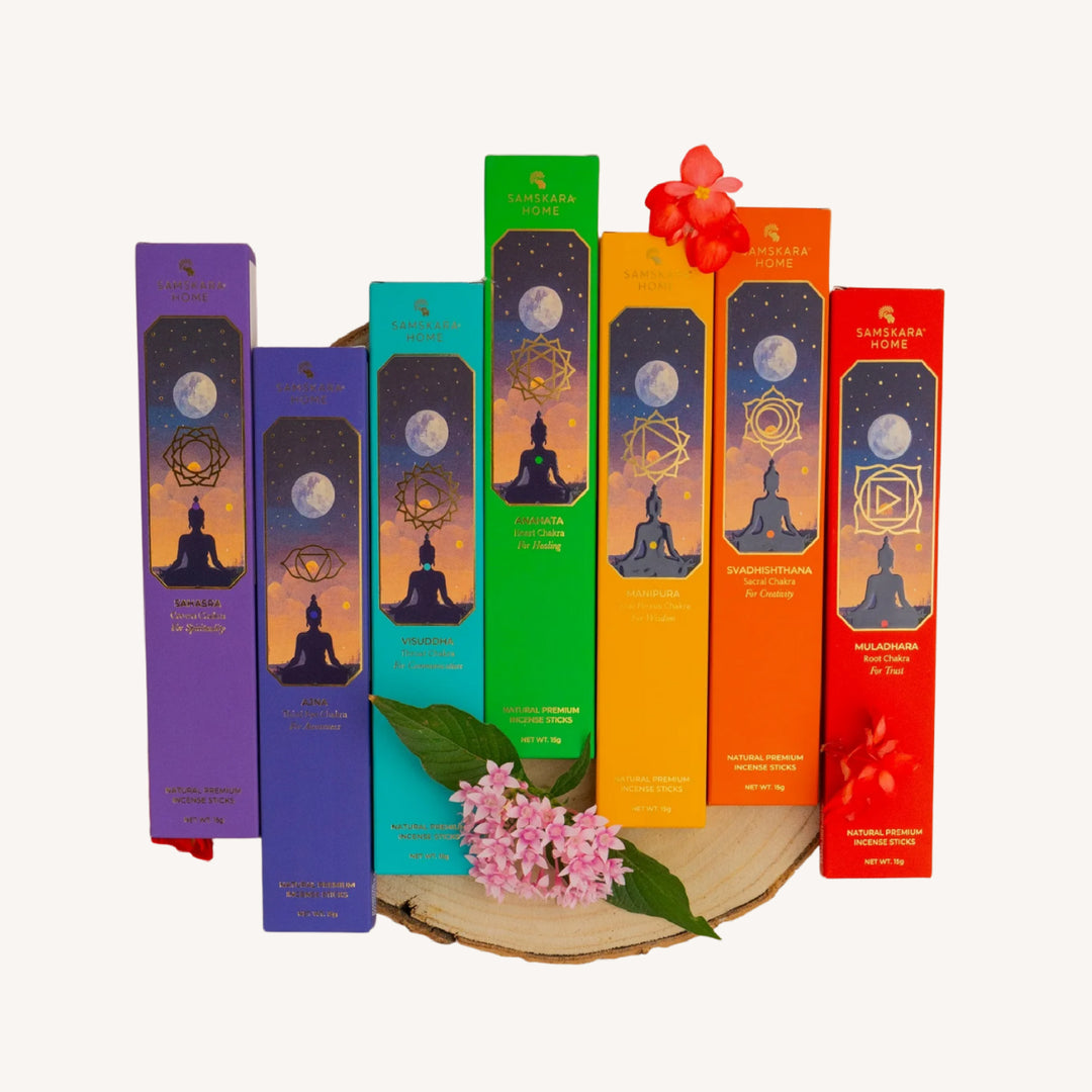 Chakra Incense Sticks Box (Set of 7)