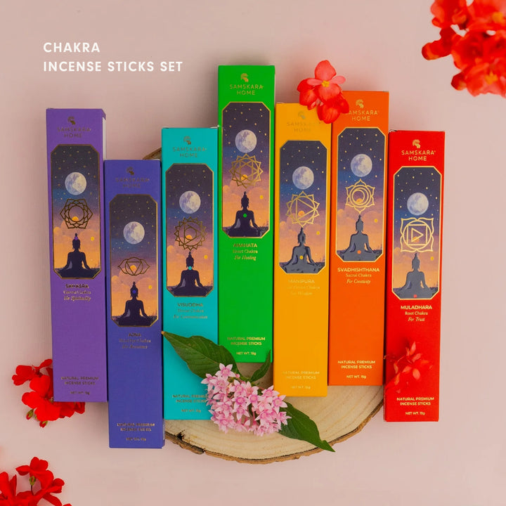 Chakra Incense Sticks Box (Set of 7)