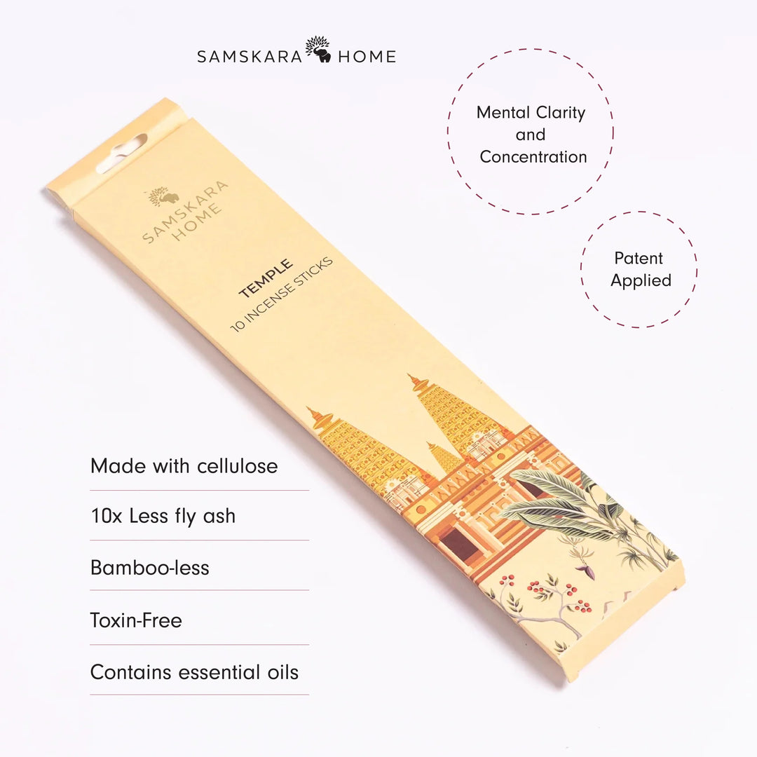 Samskara Temple Incense Sticks (Pack of 10)