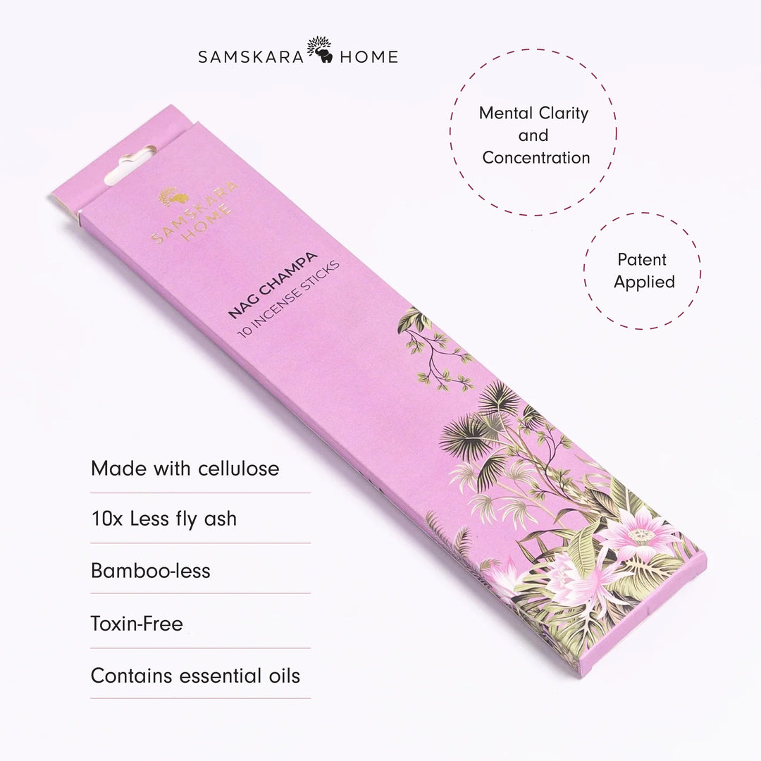 Samskara Nag Champa Incense Sticks (Pack of 10)