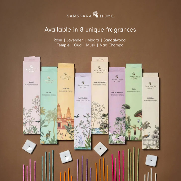 Samskara Nag Champa Incense Sticks (Pack of 10)