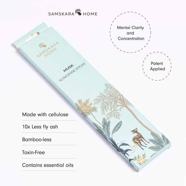 Samskara Musk Incense Sticks (Pack of 10)