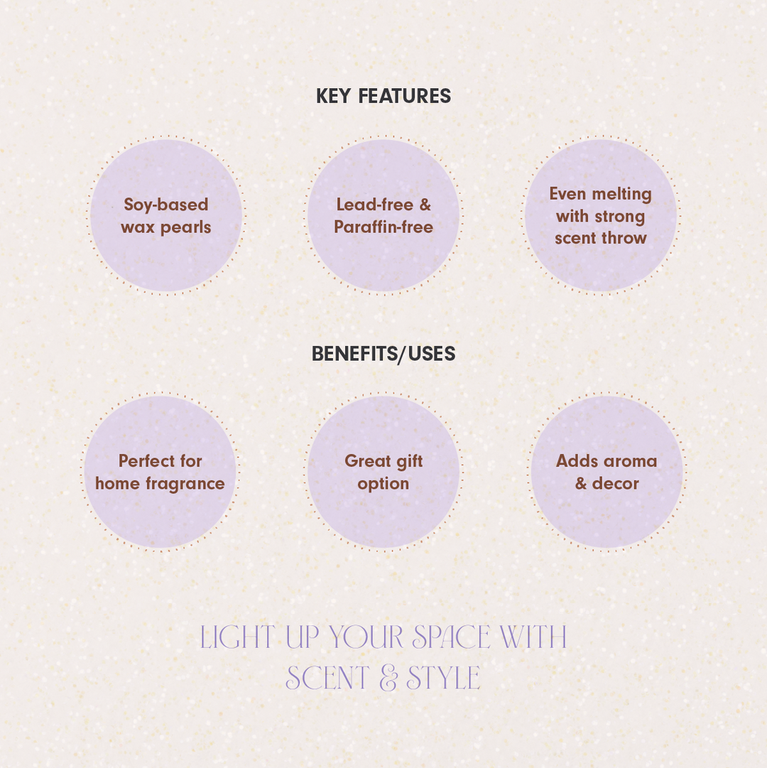 Scented Pearled Wax + 30 Wicks - Ocean