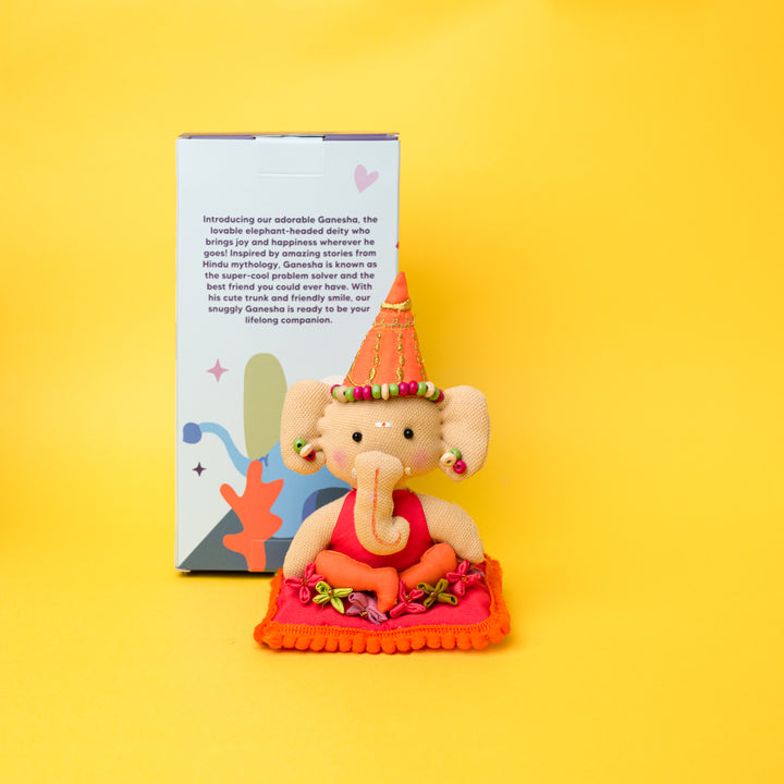 Ganesha Plush & Mermaid Rakhi Combo with Free Cadbury