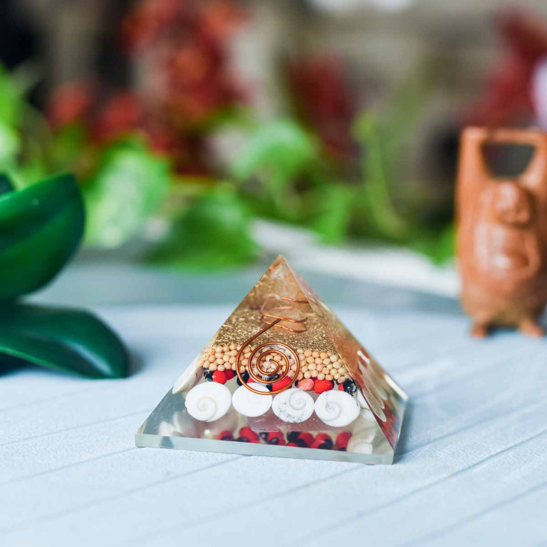 Red Orgone Pyramid