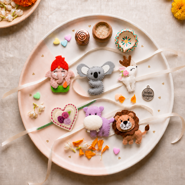 Animal Kingdom Rakhi Pack (Pack of 6)