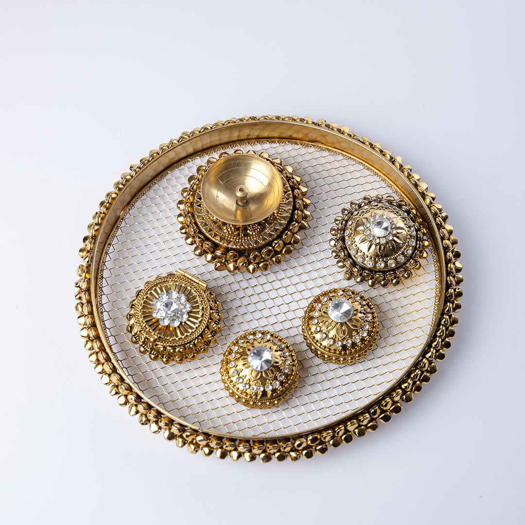 Jyoti Gold Aarti Thali
