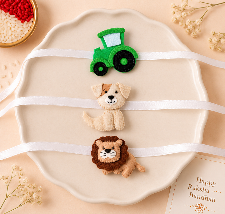 Little Heroes Rakhi Pack (Pack of 3)