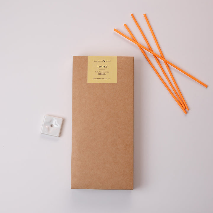 Temple Cellulose Incense Jumbo Pack 100 Sticks