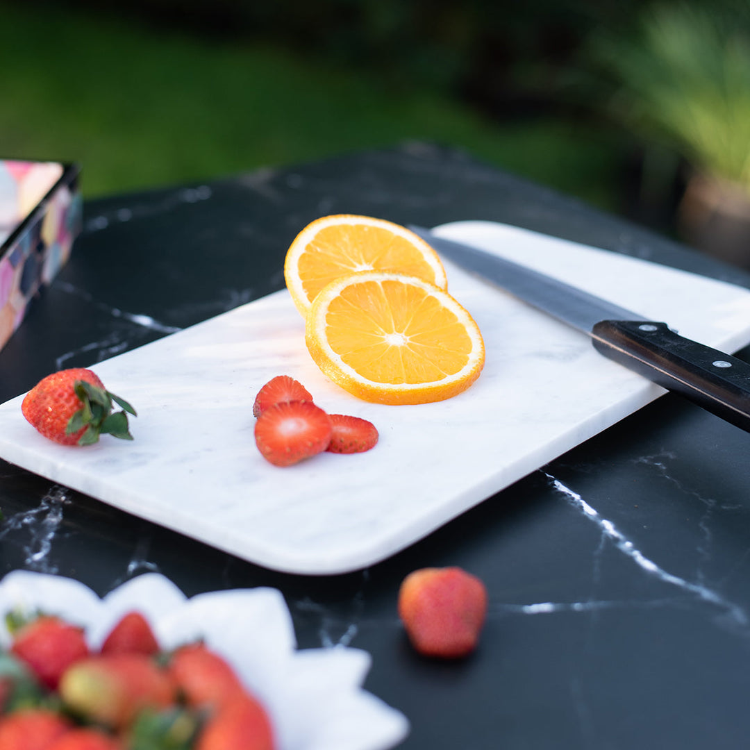White Marble Charcuterie Board