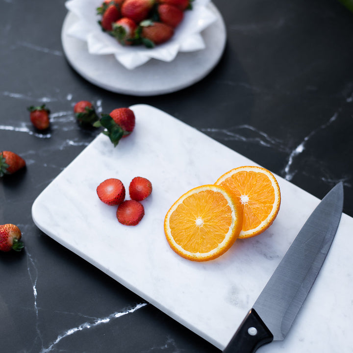 White Marble Charcuterie Board