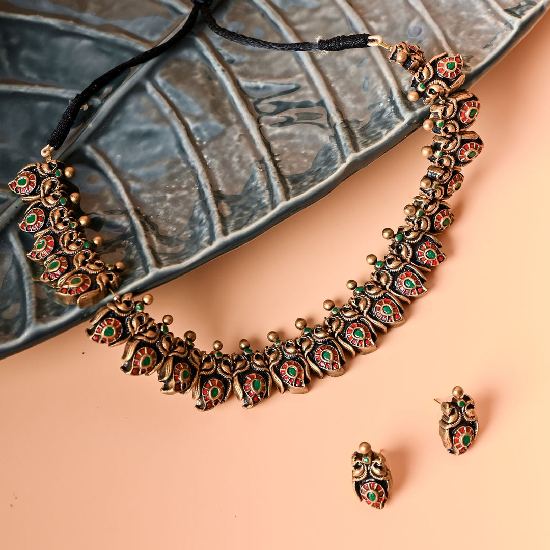 Baani Terracotta Jewellery Set
