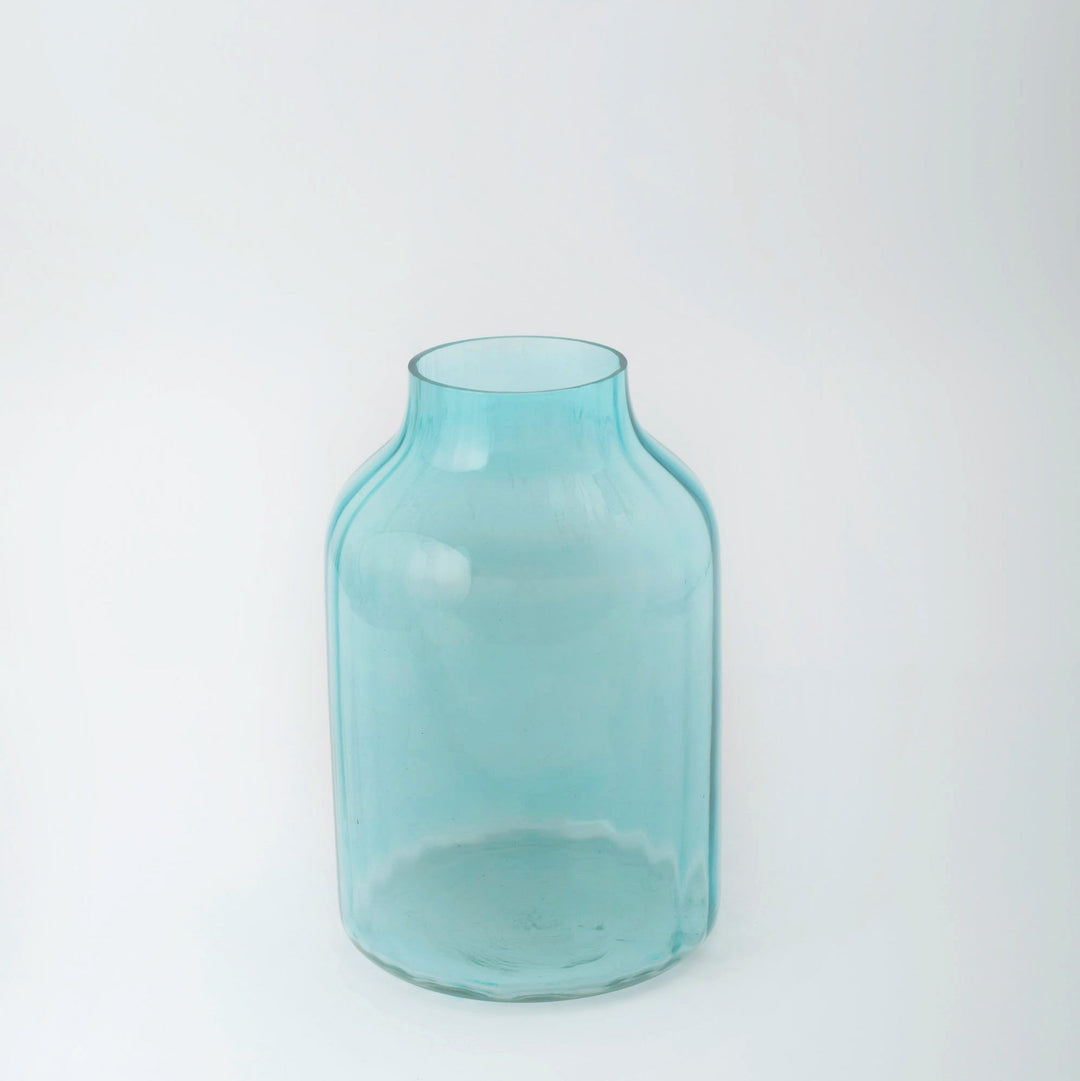 Baby Blue Glass Vase