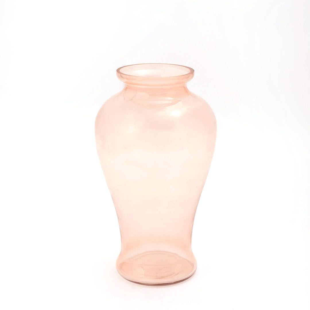 Blush Pink Glass Vase