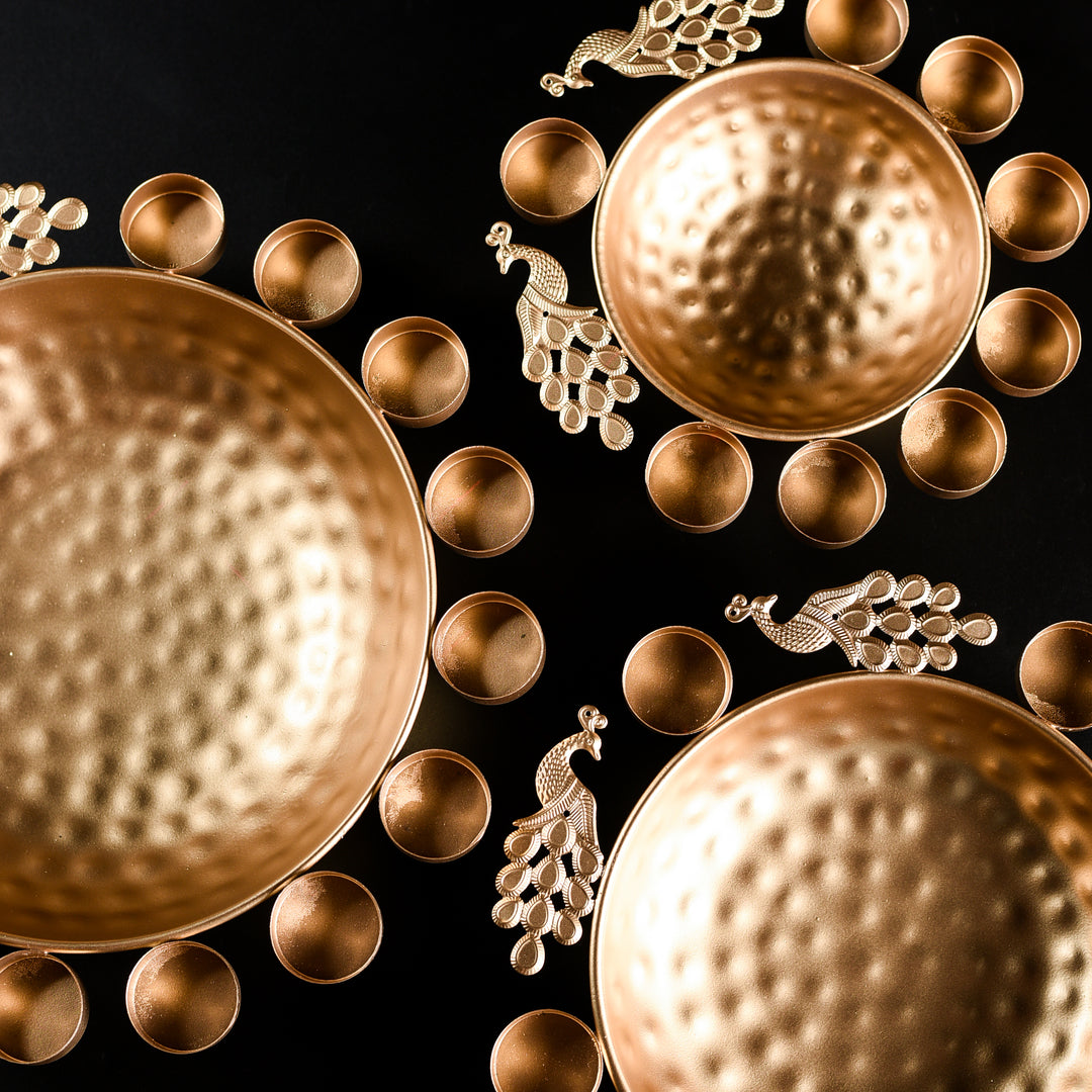 Metal Urli Set of 6