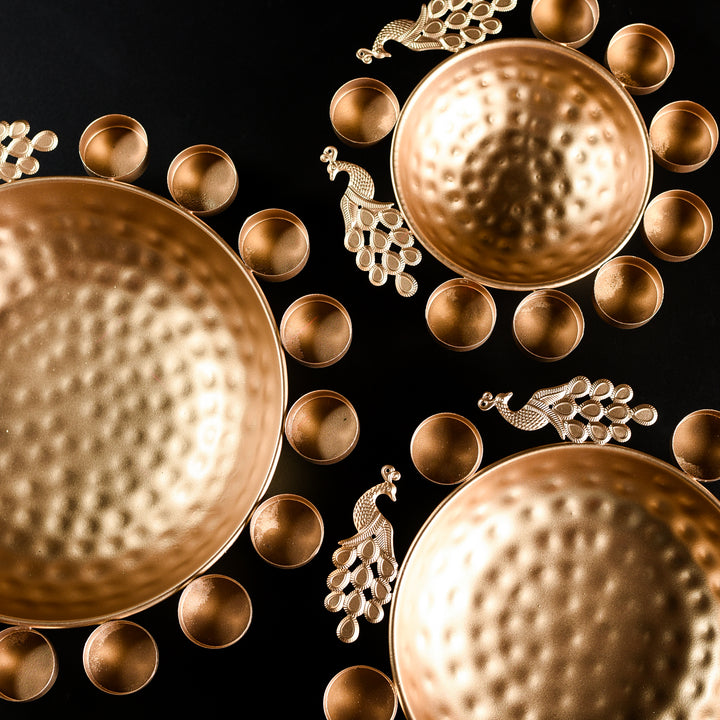 Metal Urli Set of 6